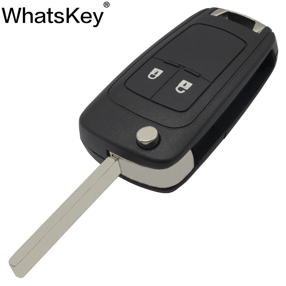 WhatsKey для opel Vauxhall Insignia Astra H J Zafira C для Chevrolet Cruze Aveo Epica 2 3 кнопки складной пульт дистанционного ключа чехол