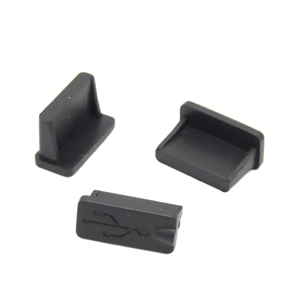 USB Protective Cover Rubber Covers Dust Cap for USB Connector Dust And