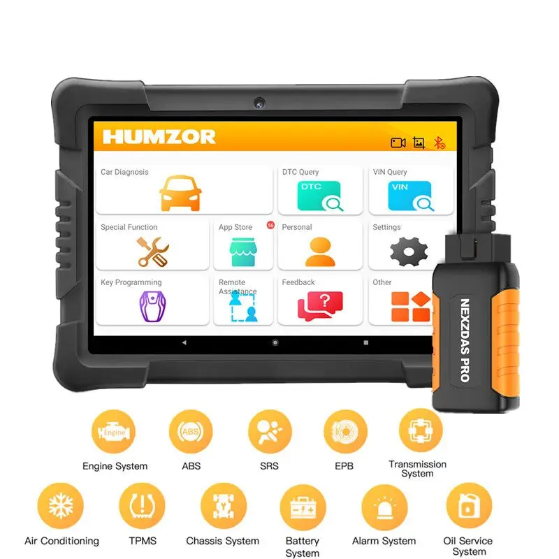 Humzor NexzDAS Pro OBD2 сканер с ИММО/АБС пластик/EPB/DPF/масло сброс полный Системы Авто