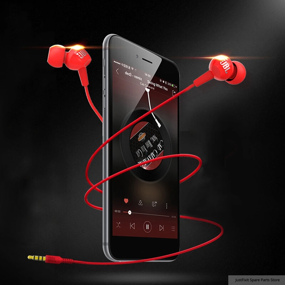 JBL C100Si 3 5mm Wired Stereo Earphones Deep Bass Music Sports Headset Running Earphone Hands free Call with Microphone