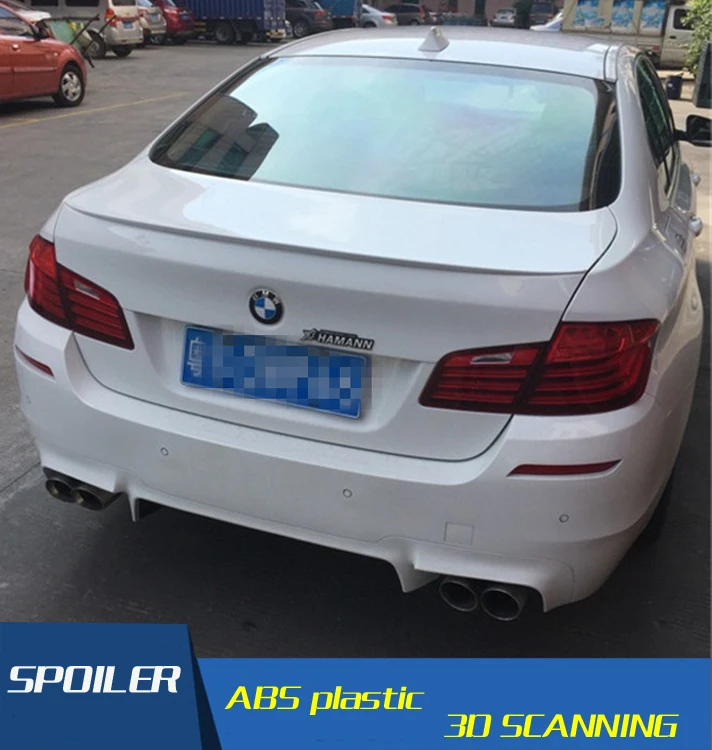 Спойлер для BMW F10 F18 АБС пластик Цвет задних крыльев автомобиля задний спойлер M5 520i