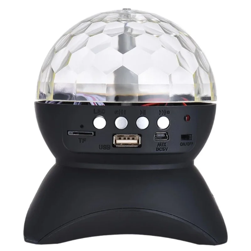 Беспроводной Bluetooth динамик Star Project Master с подсветкой сцены вращающийся