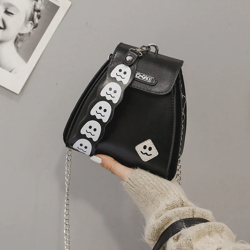 

Small Bag Women's 2019 Spring New Style Fashion Korean-style Versatile Shoulder Bag Chain Cool Fashion Lantern Bag Wholesale