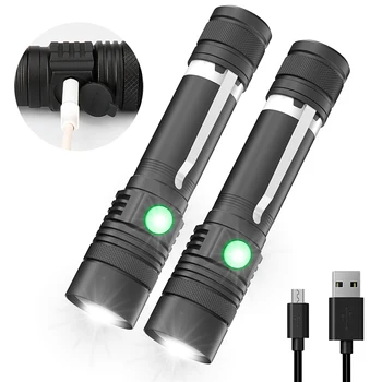 

5800lm super bright LED flash light lamp led T6/L2/V6 de zoomable outdoor bicycle light