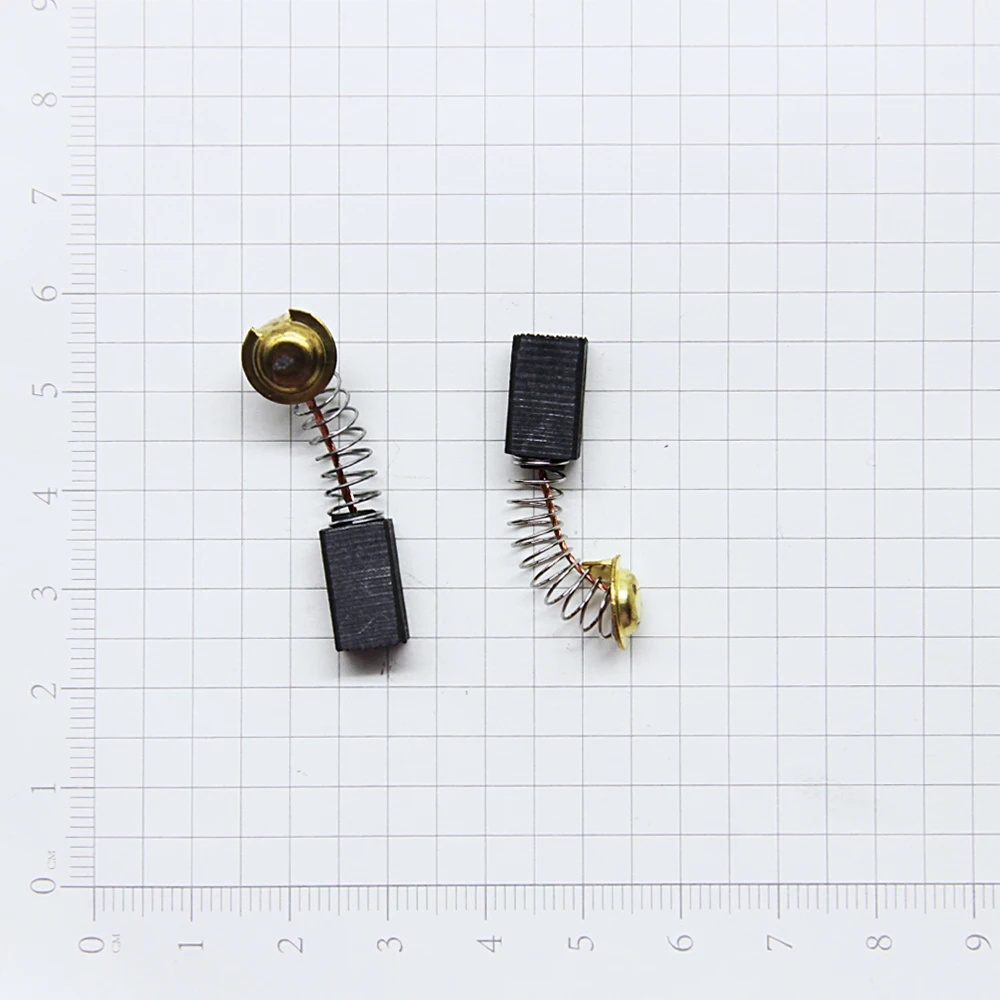2x Carbon Brushes 6,5 x 7,5 x 12mm for Hitachi T1716EN V-10A UT5V UM15