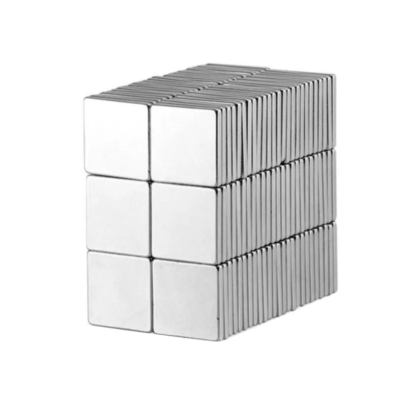 20/50/100/200/500 шт F 10x10x2 мм N35 Сильный квадратный неодимовый редкоземельный магнит 10*10*2