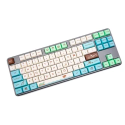 Keycaps pbt dye perfil sublimado xda para filco/pato/teclado mecânico do interruptor de ikbc mx