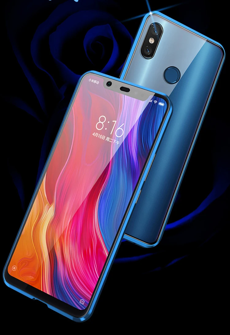 Двухсторонняя Магнитная поглощающая металлическая чехол для huawei Honor 8X360 полная защитная крышка откидная задняя крышка для huawei Honor Play