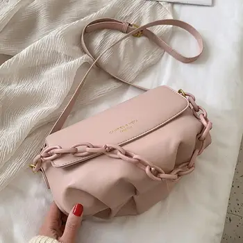 

Female Elegant Tote Bag 2020 Fashion New High Quality Pu Leather Women's Designer Handbag Solid Color Shoulder Messenger Bag