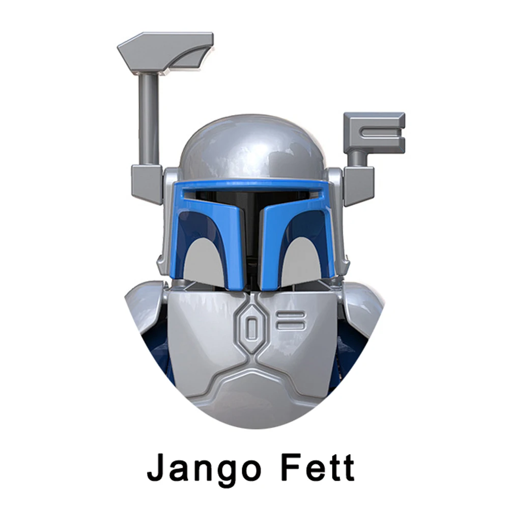 Din Djarin Boba Fett Mandalorian Building Blocks Grogu Baby Yoda Death Watch Paz Vizla Bo-Katan Jango Star Action Figure Wars