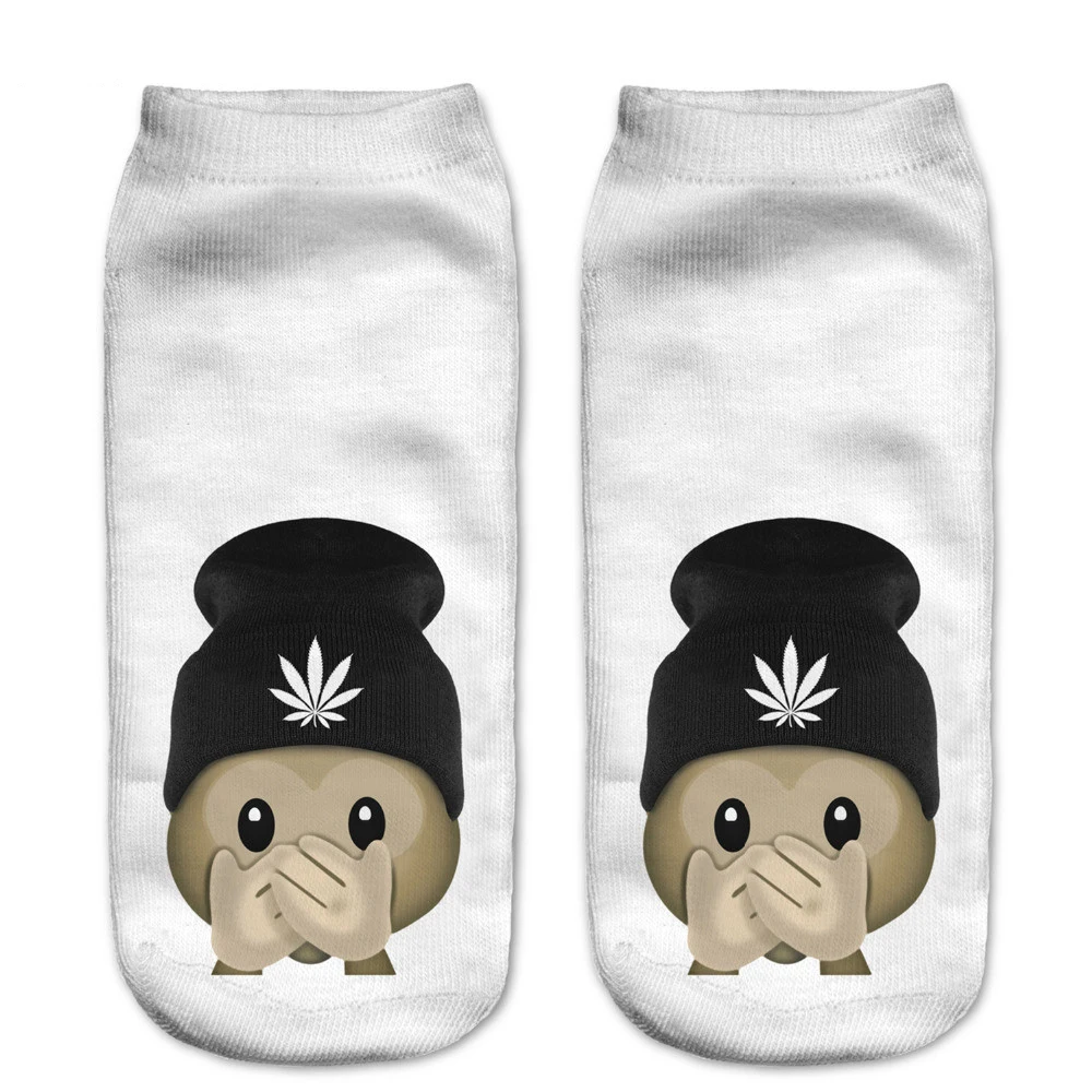 

Fahion Cute 3D Printing Socks Cool Monkey Sox Women Socks Chaussette Animal Funny 3D Printed Ankle Sock Unisex Art Socks