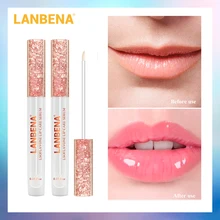 Lanbena Lsoflavone уход сыворотка маска для увеличения эластичности губ Восстанавливающая увлажняющая маска 2 шт. lipcare BREYLEE