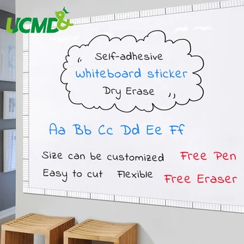 

Wall Sticker Decor Self adhesive Whiteboard Wallpaper DIY Waterproof Erasable Writing Board Office Home Decor Films Living Room