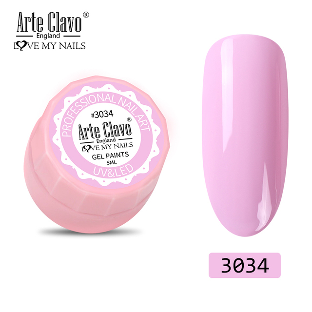 Clavo 5ML Painting Gel Nail Polish 72 Colors Gel Varnish Set For Manicure Top Base Coat Hybird Design of Nail Art Lacquer