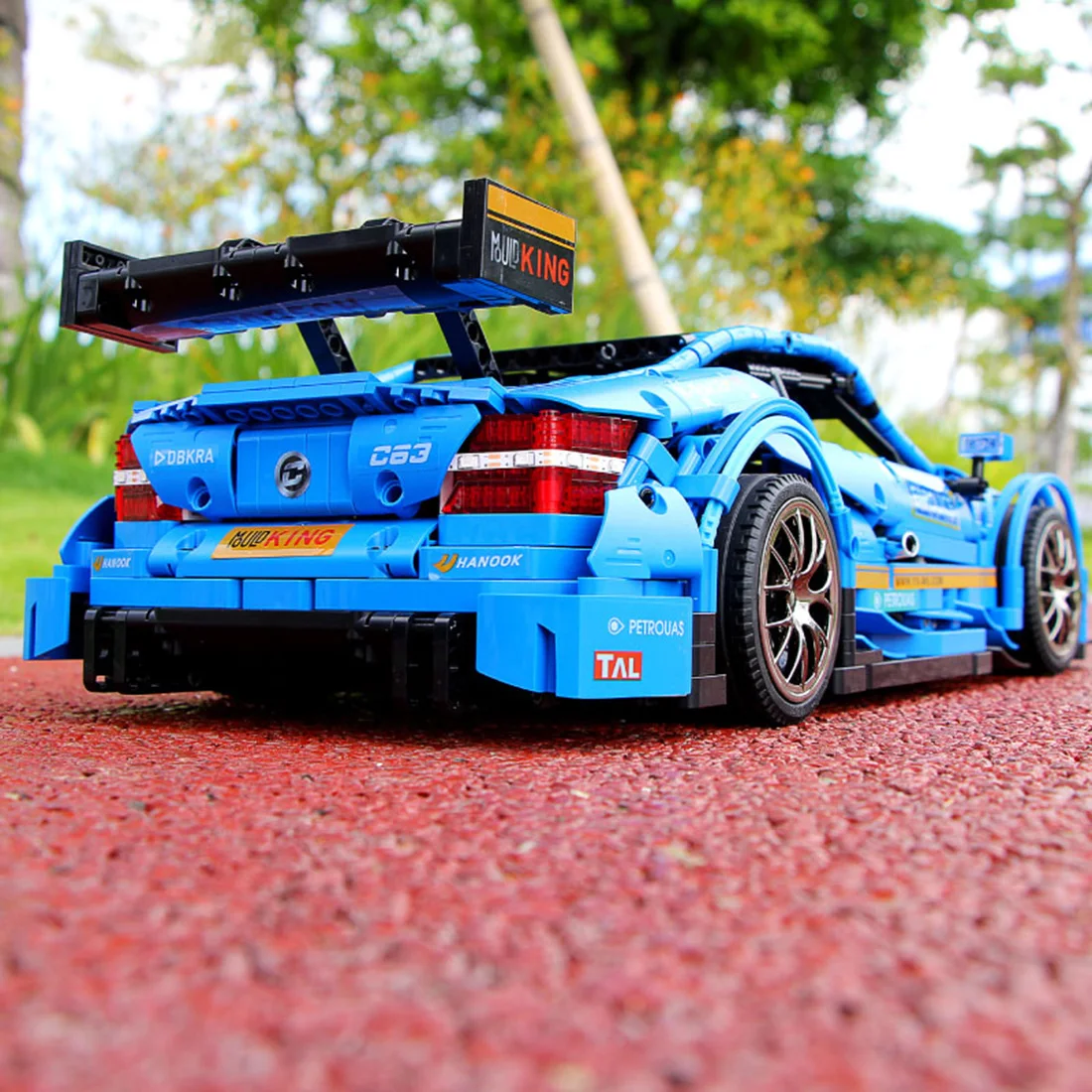 1989 шт 1:8 MOC-6687 2,4G DIY сборка спортивный автомобиль строительный блок строительный комплект с дистанционным управлением Программирование