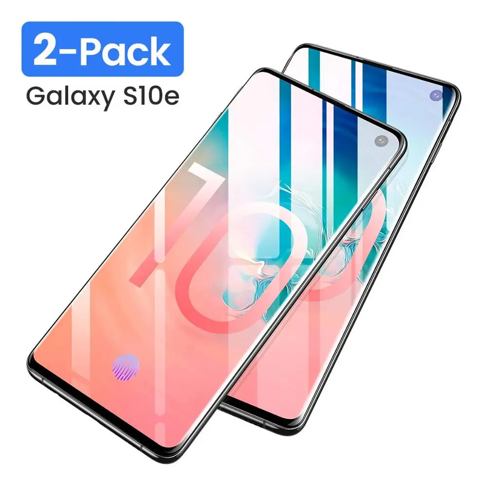 

DIVI [2-Pack] Screen Protector Tempered Glass For Samsung S10e Full Cover Samsung S10e Protective Glass Screen Protector