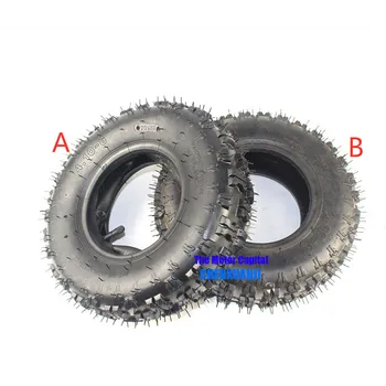 

Hot Sale High Performance Two Types of Tires 4.10-6 Inner and Outer Tyre Vacuum Tire Fit ATV Quad Go Kart 47cc 49cc Tire