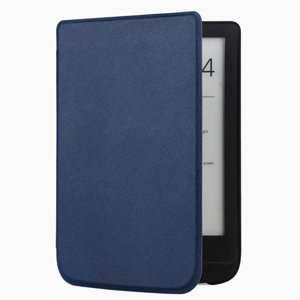 Тонкий кожаный чехол для Pocketbook 632 Touch Lux 4 627 HD3 632 Basic2 616 читалка+ пленка для экрана