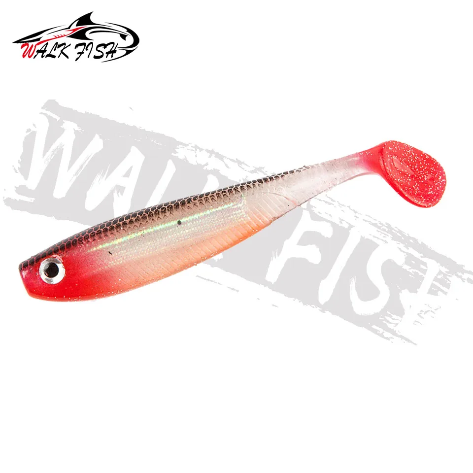 WALK FISH 1PCS Fishing Lure Soft Worm Bait 115mm 12g Silicone Soft Bait  Professional Lure Carp Artificial Wobbler Shad Lure