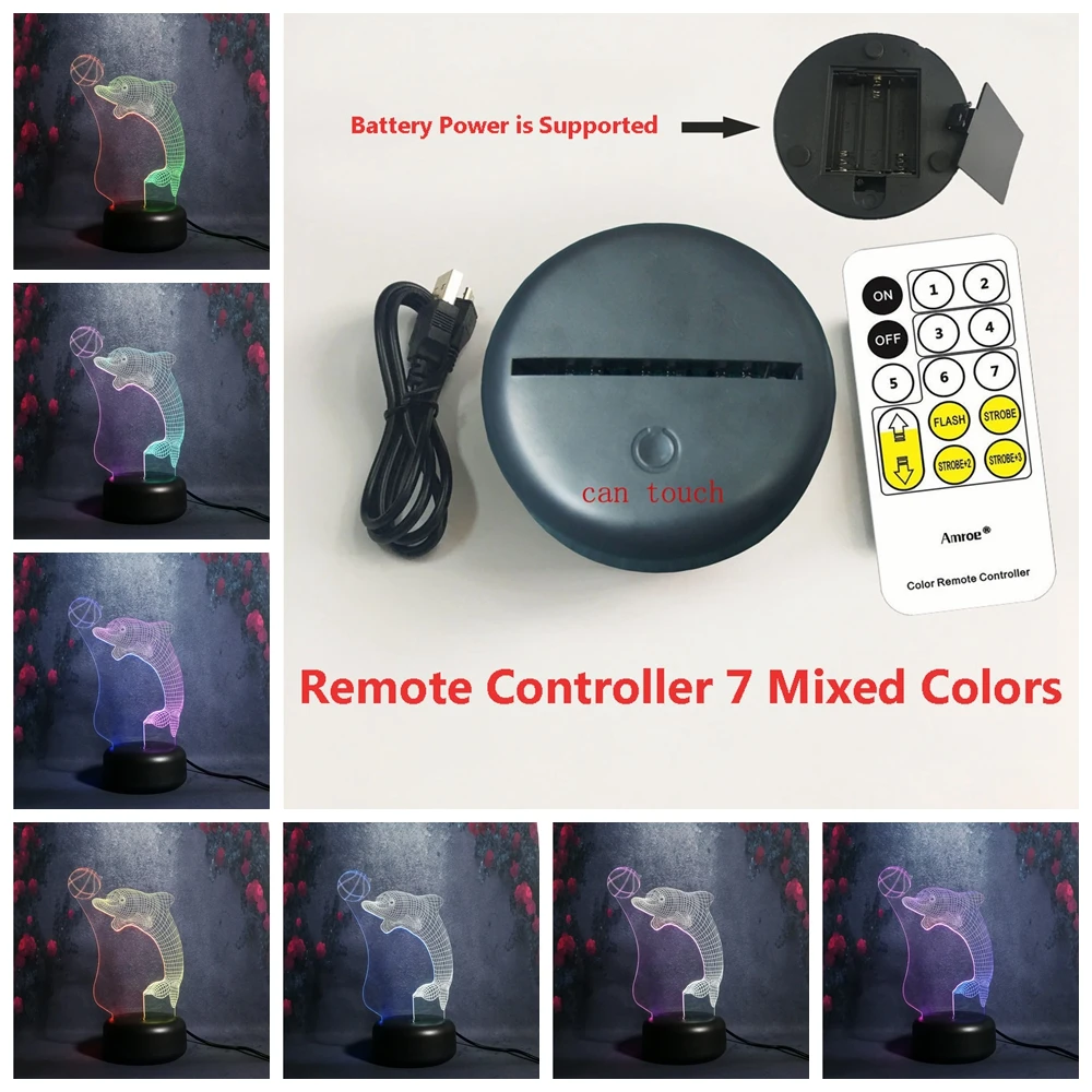 Remote 7 color Смешанные Два цвета два мандарин утка модель птицы лава лампа 3D RGB зарядка штекер вспышка Романтический Ночной свет ребенок Кабинет применение настольная лампа - Испускаемый цвет: Remote 7 color