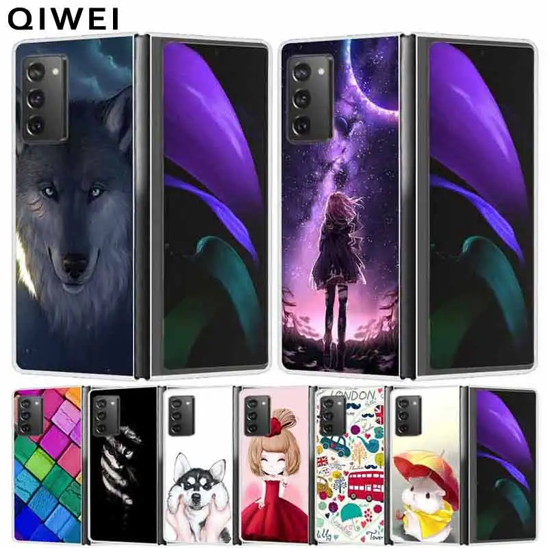 Чехол для Samsung Z Fold2 5G жесткий пластиковый чехол Galaxy Fold 2 оболочка Zflod2 2021 | Мобильные