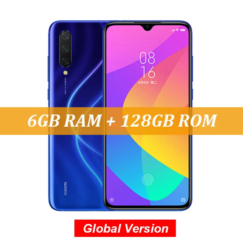 Blue Скидка 1200 руб Промокод: newyear1200, глобальная версия, Xiaomi Mi 9 Lite, 6 ГБ, 128 ГБ, 48 МП, тройная камера, Смартфон Snapdragon 710, четыре ядра, 32 МП, фронтальная, 4030 мАч, NFC - Цвет: Blue