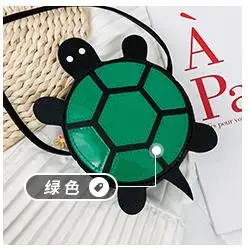 turtle green Детская сумка через плечо для девочек, детская сумочка с черепашками и бриллиантами, Милая Мини-сумочки для монет - Цвет: turtle green