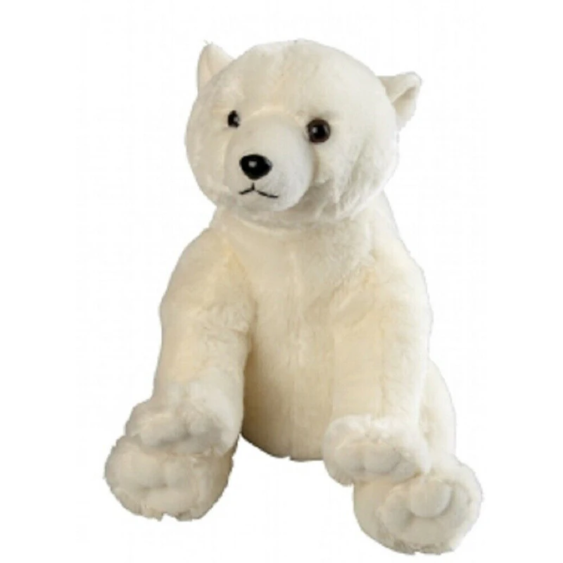 Plush Toy Polar Bear Cute Furry White Bear Toy Low Price Wholesale Shopping Mall Window Toy shopping mall price tag display stand supermarket price display stand supermarket accessory