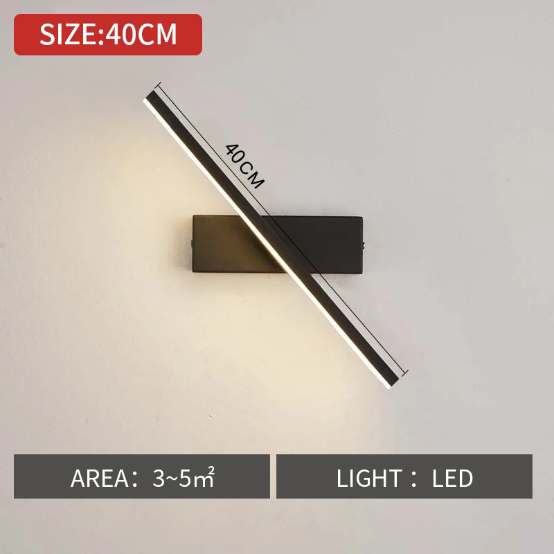 bathroom wall light fixtures Hot Selling Bedroom Bedside Wall Light Rotatable Adjustable Light Angle Indoor LED Wall Lamp AC110/220V decoration Aisle Lightin bathroom wall light fixtures Wall Lamps