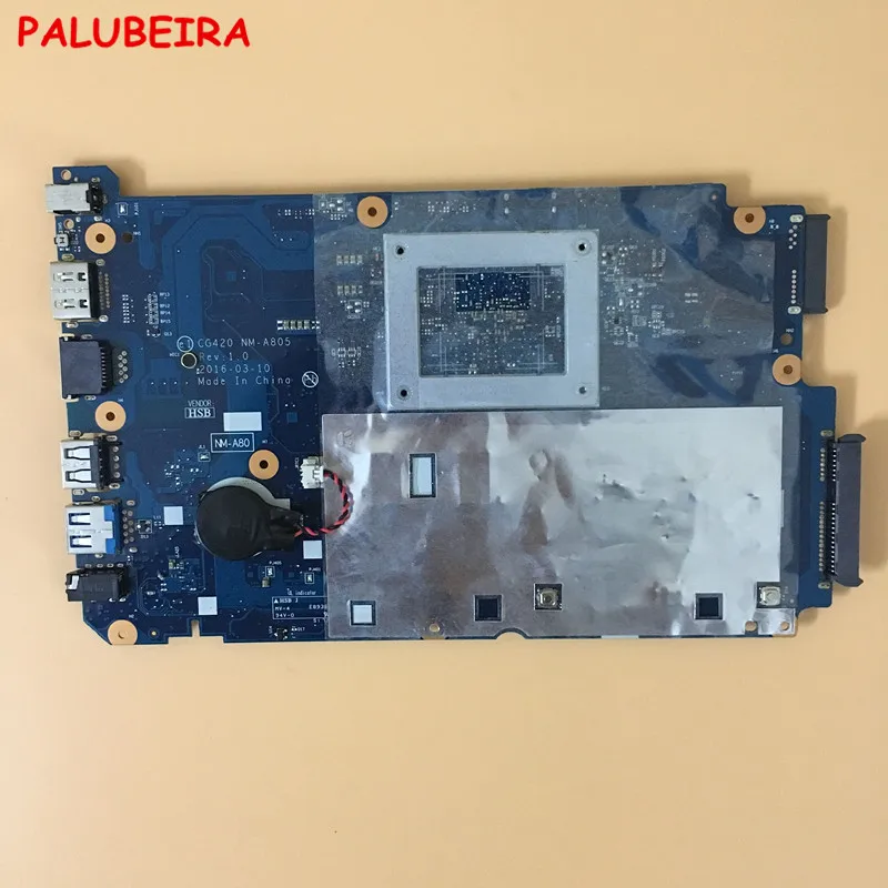 PALUBEIRA для lenovo 110-14IBR Материнская плата ноутбука N3160 CG420 CG420 NM-A805 DDR3 Материнская плата тест хороший