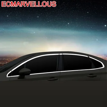 

Auto Window Automobile Chromium Modified Decorative Car Styling Decoration Accessory Bright Sequins Covers 18 19 FOR Citroen C4