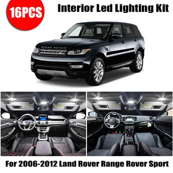 

For 2006-2012 Land Rover Range Rover Sport White car accessories Canbus Error Free LED Interior Light Reading Light Kit Map Dome