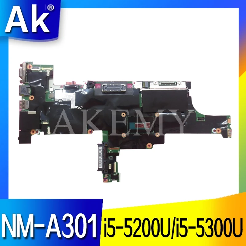 For Lenovo T450s Laptop Motherboard AIMT1 NM A301 00HT736 i5 5200u CPU 4GB RAM MainBoard Full Tested Free Shipping|Материнские платы|