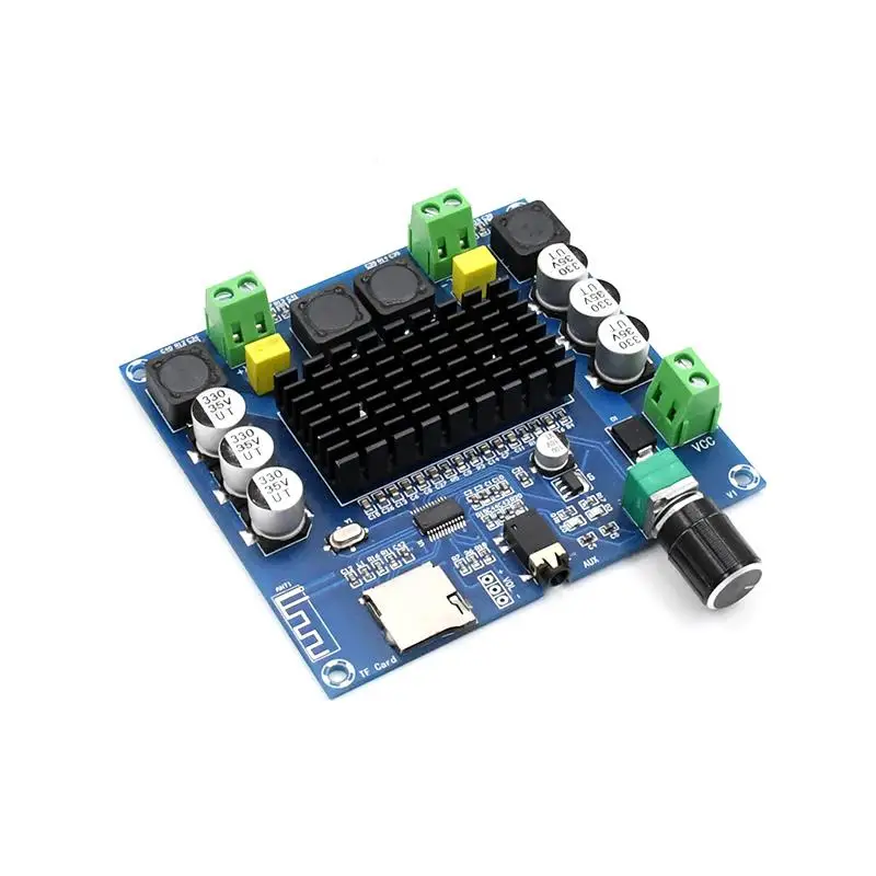 Adeeing XH A105 Bluetooth 5 0 TDA7498 цифровой усилитель плата 2x100 Вт стерео аудио модуль