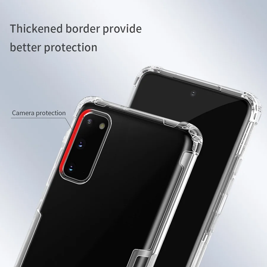 For Samsung Galaxy S20 case Nillkin Nature Transparent Clear Soft silicon TPU cover for Samsung S20 Ultra/S20 Plus case cover For Samsung Galaxy S20 case Nillkin Nature Transparent Clear Soft silicon TPU cover for Samsung S20 Ultra/S20 Plus case cover
