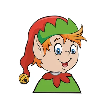 

2019 New Elf Shaking the Bell Waving Wiper Decals PVC Car Styling Rear Window Wiper Stickers Rear Windshield Stickers Decoration