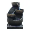 Mini Tabletop Water Fountain 4 Step Indoor Waterfall Feature - Quiet and Relaxing Water Sound - Small Desktop Size - Home Decor 1