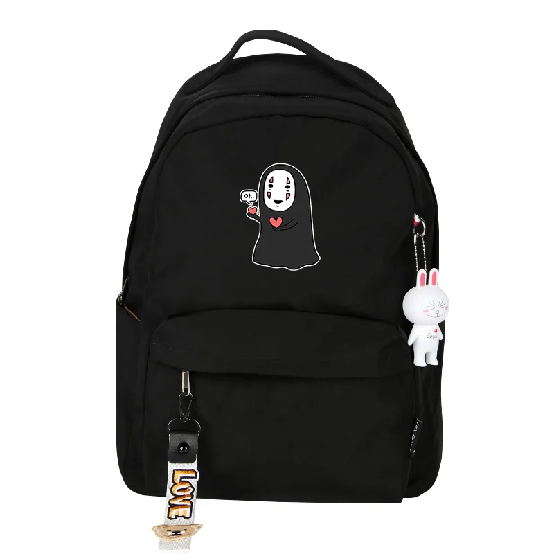 Унесенный призраками, школьный рюкзак с принтом без лица, Kawaii, рюкзак с японским аниме, рюкзак для книг, маленький женский рюкзак, рюкзак для путешествий - Цвет: GJB WLN
