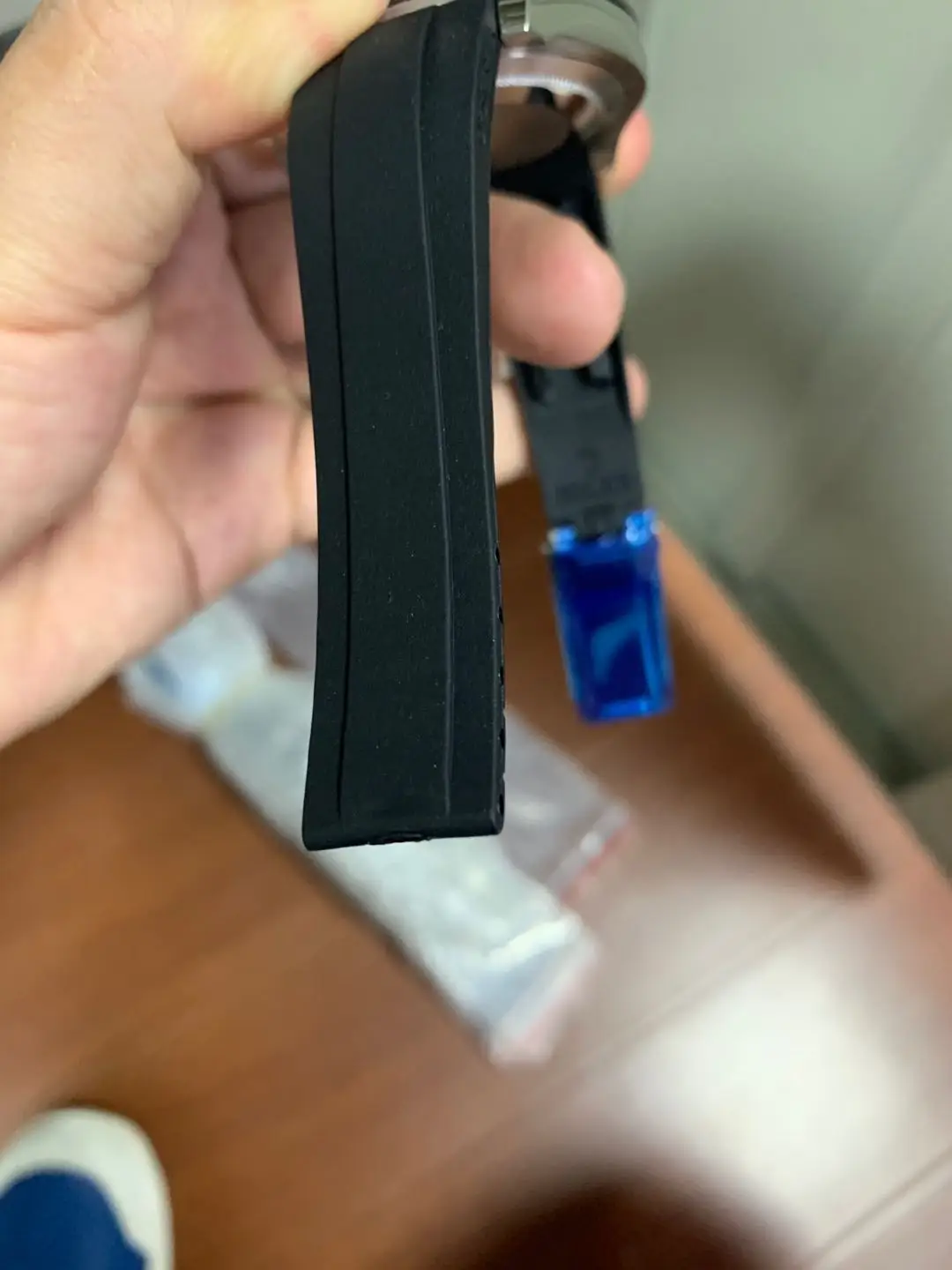 

Brand New Men Watch Band with clasp . Rubber Band