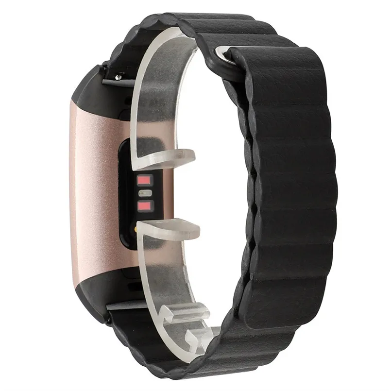 Сменный кожаный браслет ForFitbit charge 3 ремешок для часов Ремешок Пряжка ремень классический ремешок 40AUG27