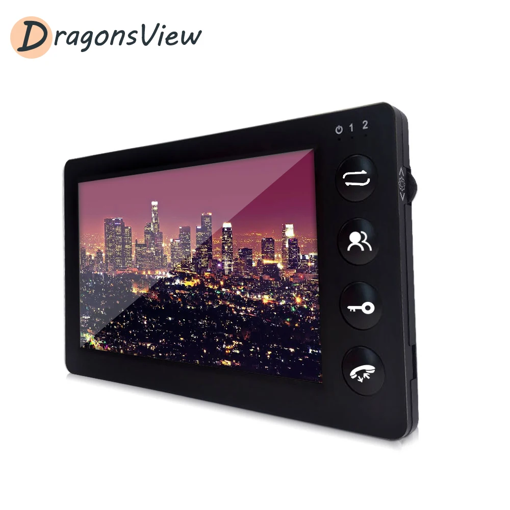 Система Проводной видеодомофона DragonsView 7 дюймов визуальный домофон дверной