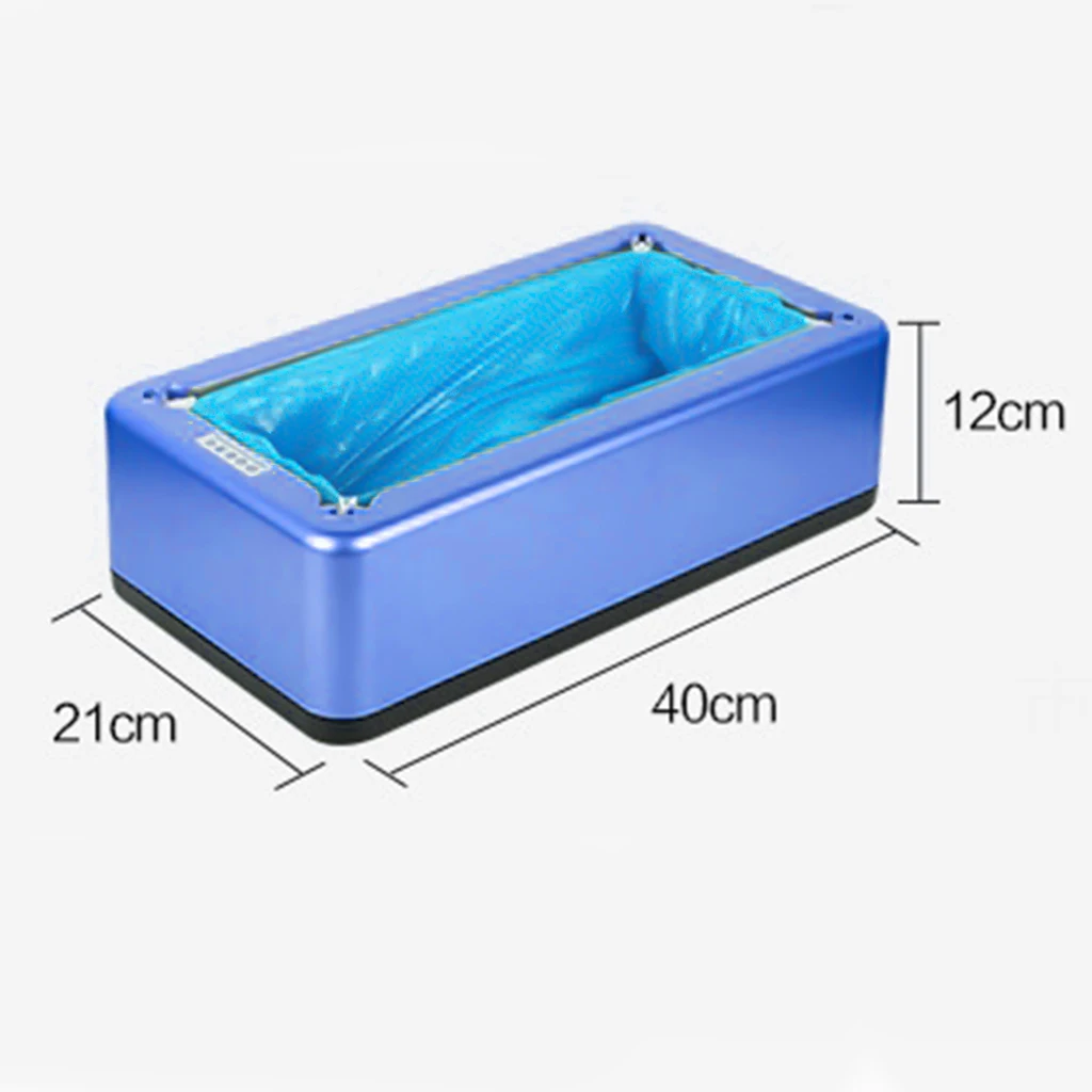 Automatic Shoe Cover Household Stepping Disposable Booties Maker Shoe Film Overshoe Dispenser Machine for Home Office Lab