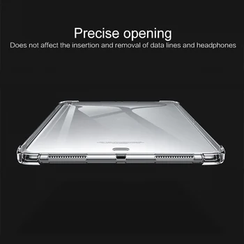 

Transparent Case For ipad pro 11 Case Soft TPU Bumper Cover Clear Valweerstand TPU protective Case Cover