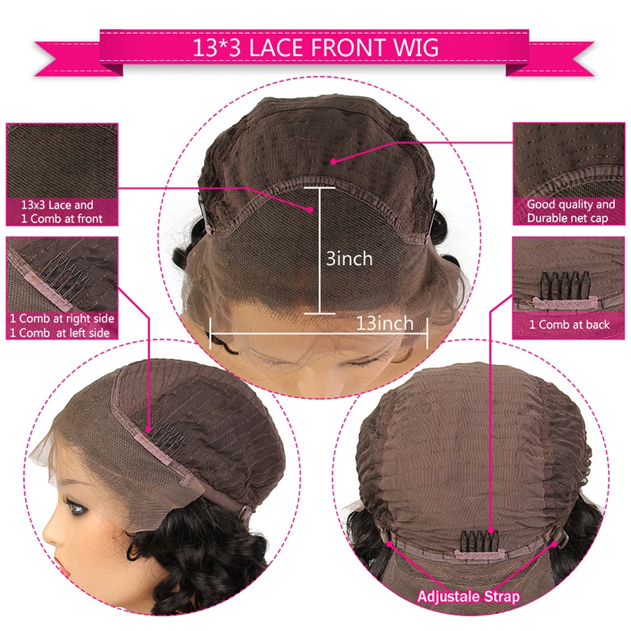glueless peruca do laço com linha fina natural