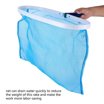 

Swimming Pool Leaf Net Mesh Skimmer Net Aluminium Frame 35x46cm for Swimming Pool Leaves Blue EDF88