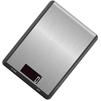 

1pc Stainless Steel Kitchen Scale Kitchen Gadget without Battery (Random Color)