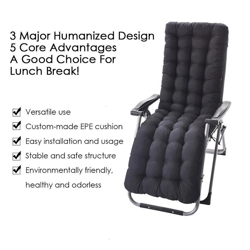 48x155 см кресло мягкая задняя подушка подушки для кресла качалки шезлонг скамейка Подушка для садового кресла длинная подушка