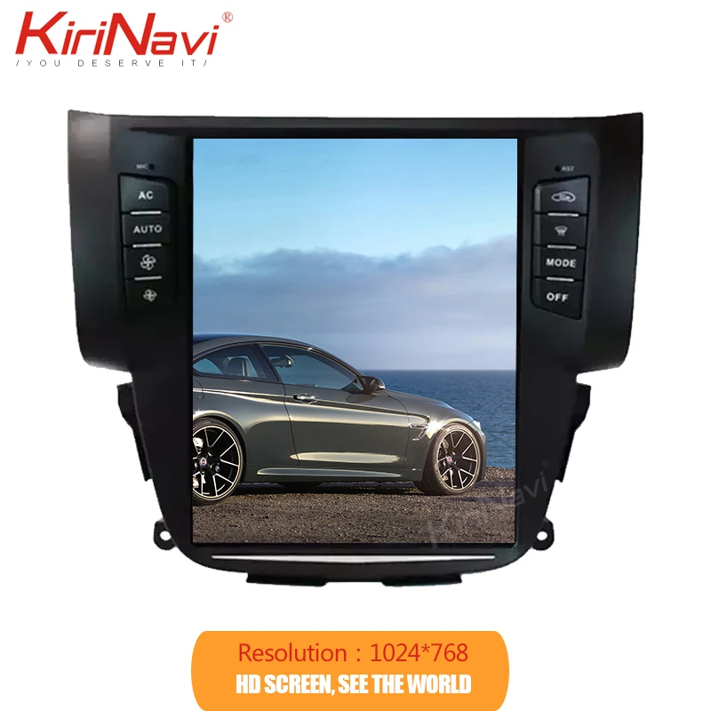 KiriNavi вертикальный экран Tesla стиль 10," Android 8,1 автомобильный Dvd мультимедийный плеер для Nissan Sylphy радио Automotivo 2012