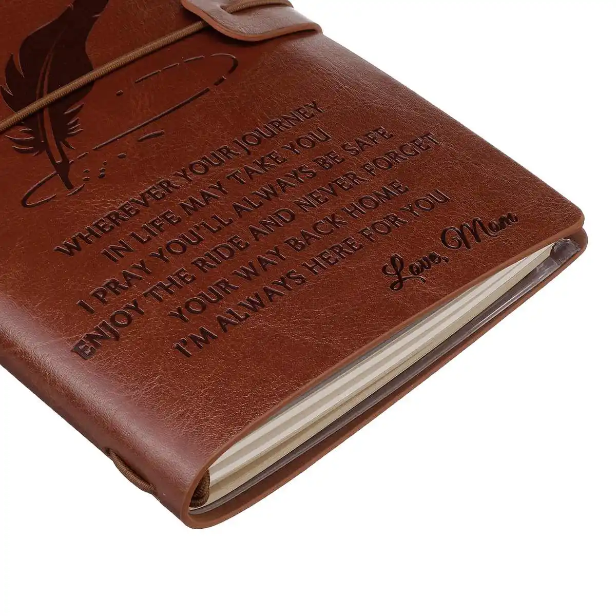 4 типа Выгравированный кожаный дневник для дочери/сына/моего человека/жены