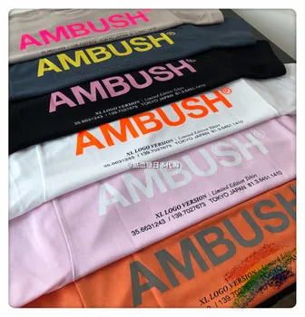 

Ambush T Shirt Reflective 1:1 High Quality High Street Top Tees Fashion Ambush Tshirt